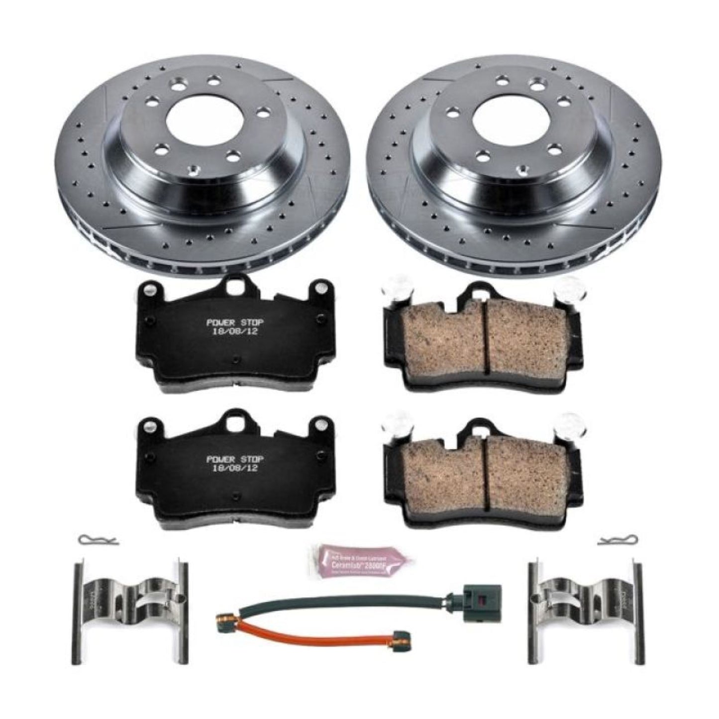 Powerstop Rear Z23 Evolution Sport Brake Kit for 07-15 Audi Q7 [MPN: K5312]_1809194