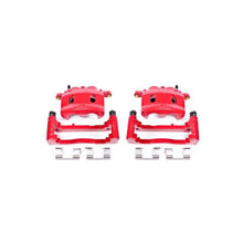 Powerstop Front Red Calipers w/Brackets - Pair for 07-08 Cadillac Escalade [MPN: S4918]_1811793