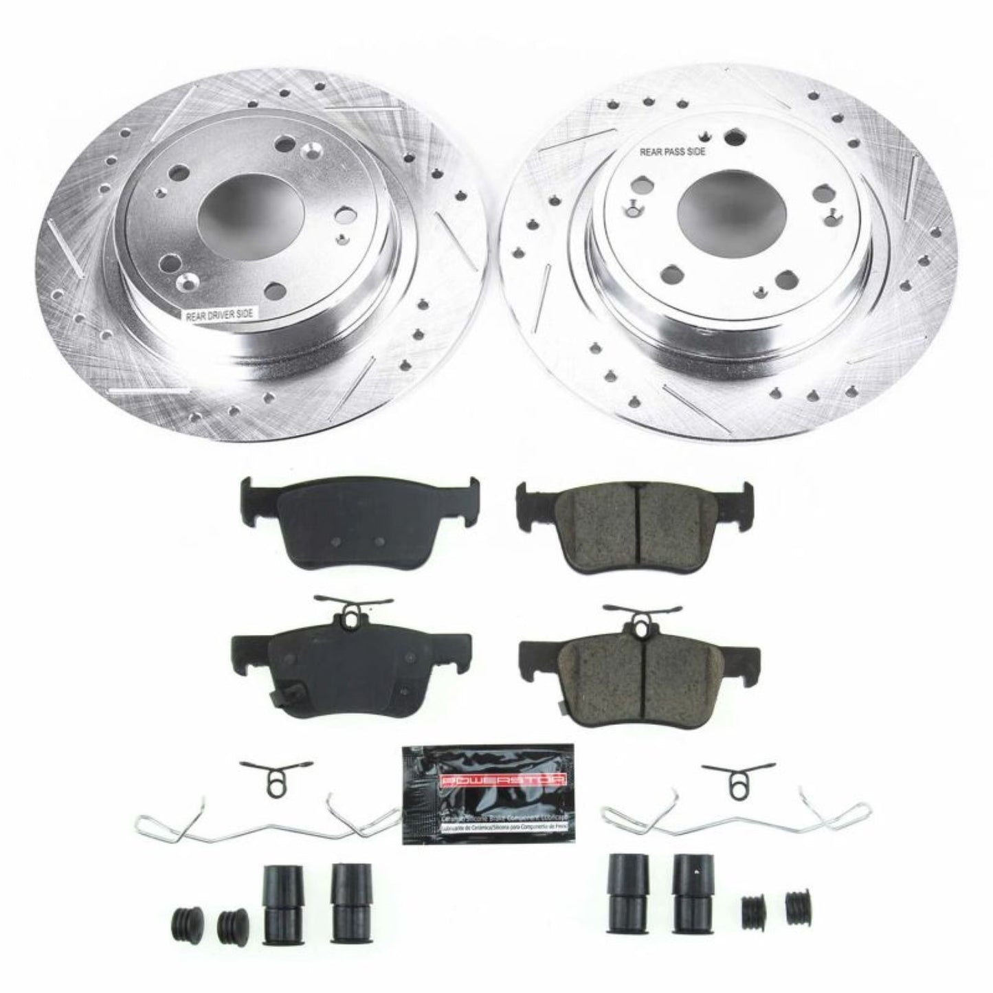 Powerstop Rear Z23 Evolution Sport Brake Kit for 18-19 Honda Accord [MPN: K8063]_1809008