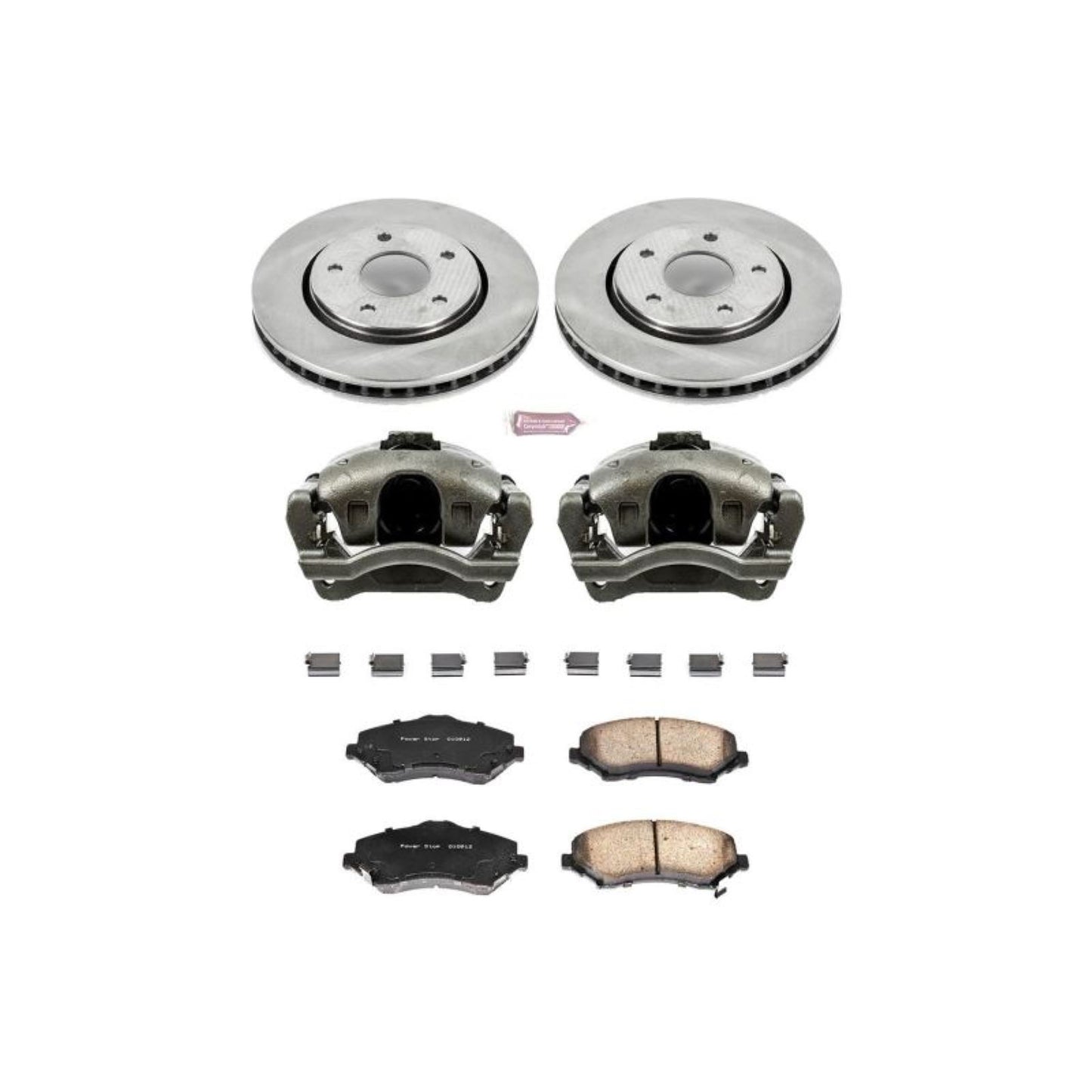 Powerstop Front Autospecialty Brake Kit w/Calipers for 08-16 Chrysler [MPN: KCOE3118]_1809514