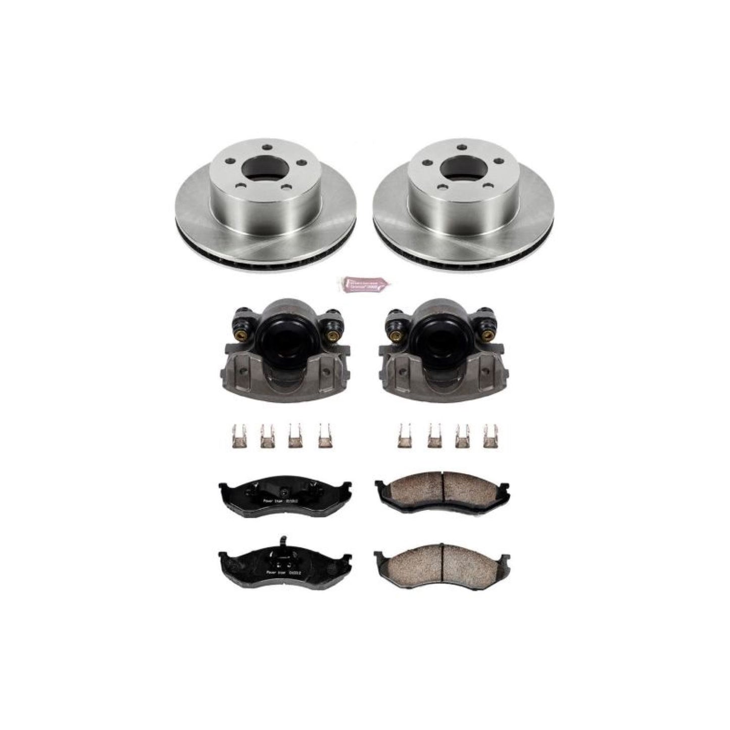 Powerstop Front Autospecialty Brake Kit w/Calipers for 90-99 Jeep Cherokee [MPN: KCOE2119]_1811492