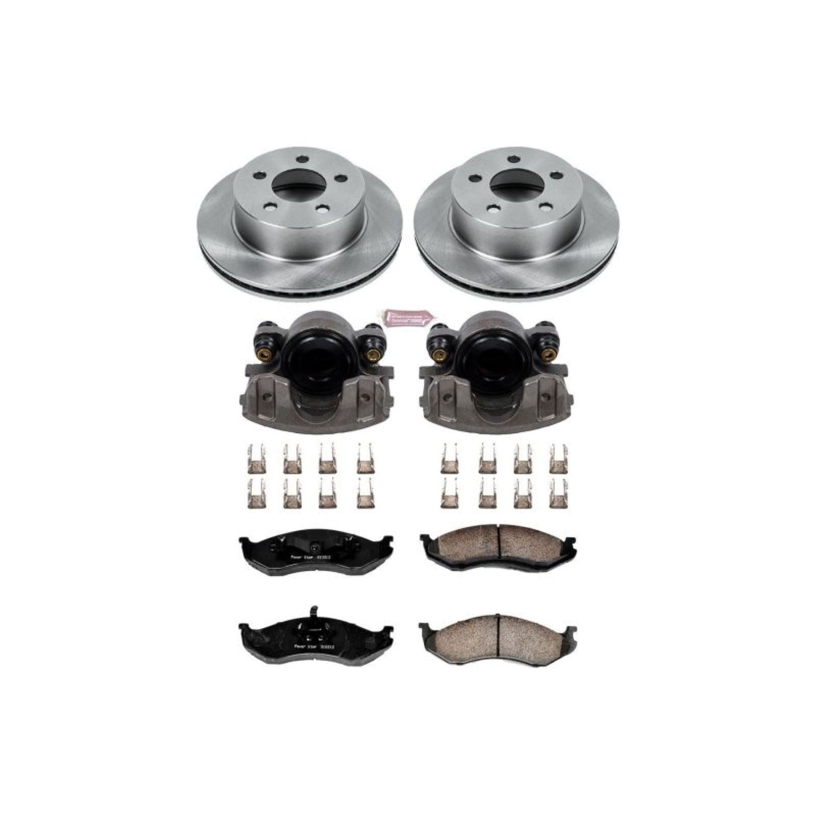 Powerstop Front Autospecialty Brake Kit w/Calipers for 99-01 Jeep Cherokee [MPN: KCOE2152]_1807174
