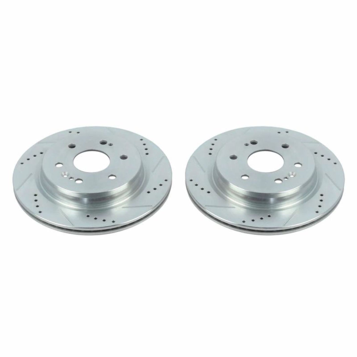 Powerstop Rear Evolution Drilled&Slotted Rotors Pair for 19-20 Silverado 1500 [MPN: AR84104XPR]_1807617