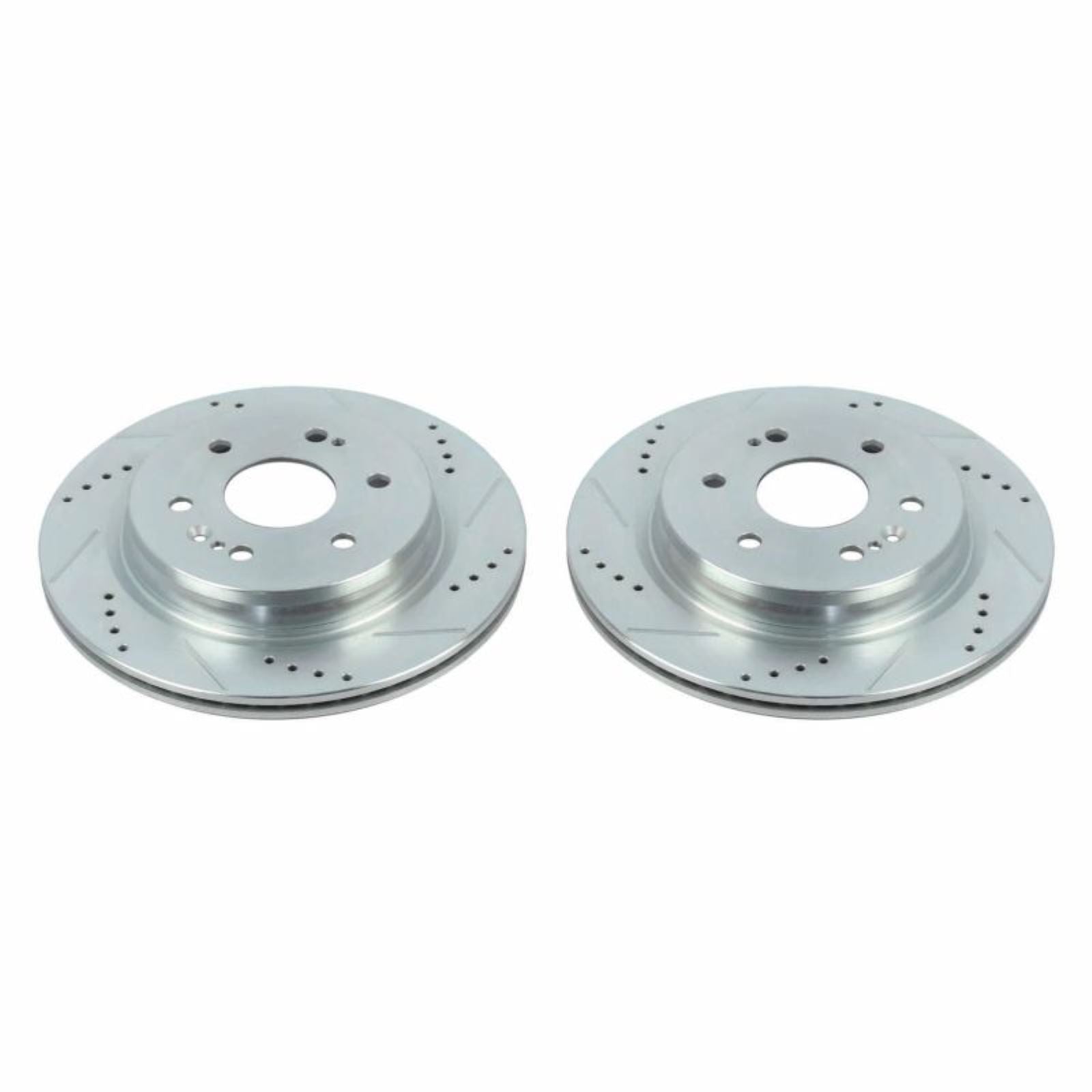Powerstop Rear Evolution Drilled&Slotted Rotors Pair for 19-20 Silverado 1500 [MPN: AR84104XPR]_1807617