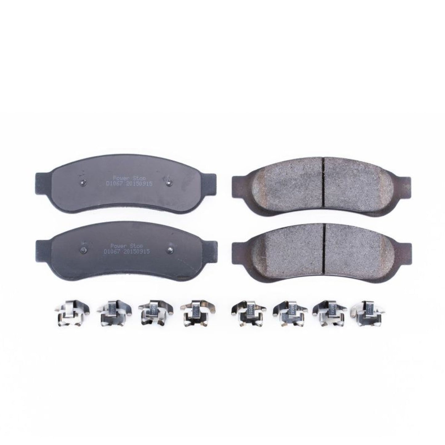 Powerstop Rear Z17 Evolution Ceramic Brake Pads w/Hardware for 07-10 Ford F-250 [MPN: 17-1067]_1808201