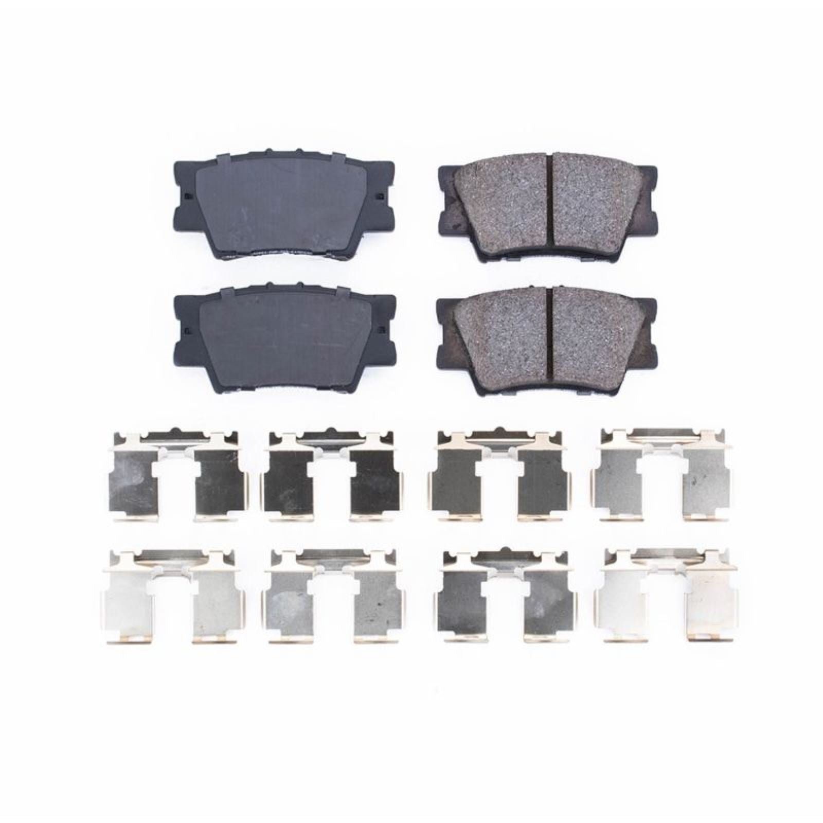 Powerstop Rear Z17 Evolution Ceramic Brake Pads w/Hardware for 13-18 Lexus ES300h [MPN: 17-1212]_1814544