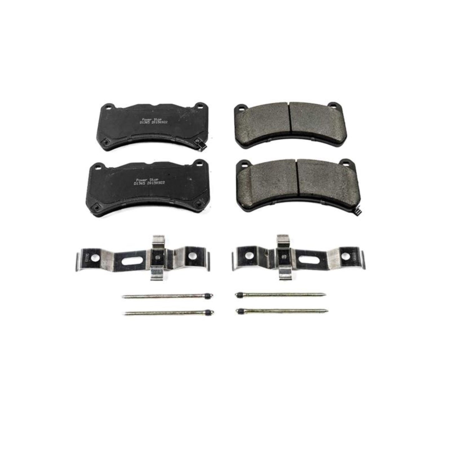 Powerstop Front Z17 Evolution Ceramic Brake Pads w/Hardware for 13-14 Ford Mustang [MPN: 17-1365]_1811311