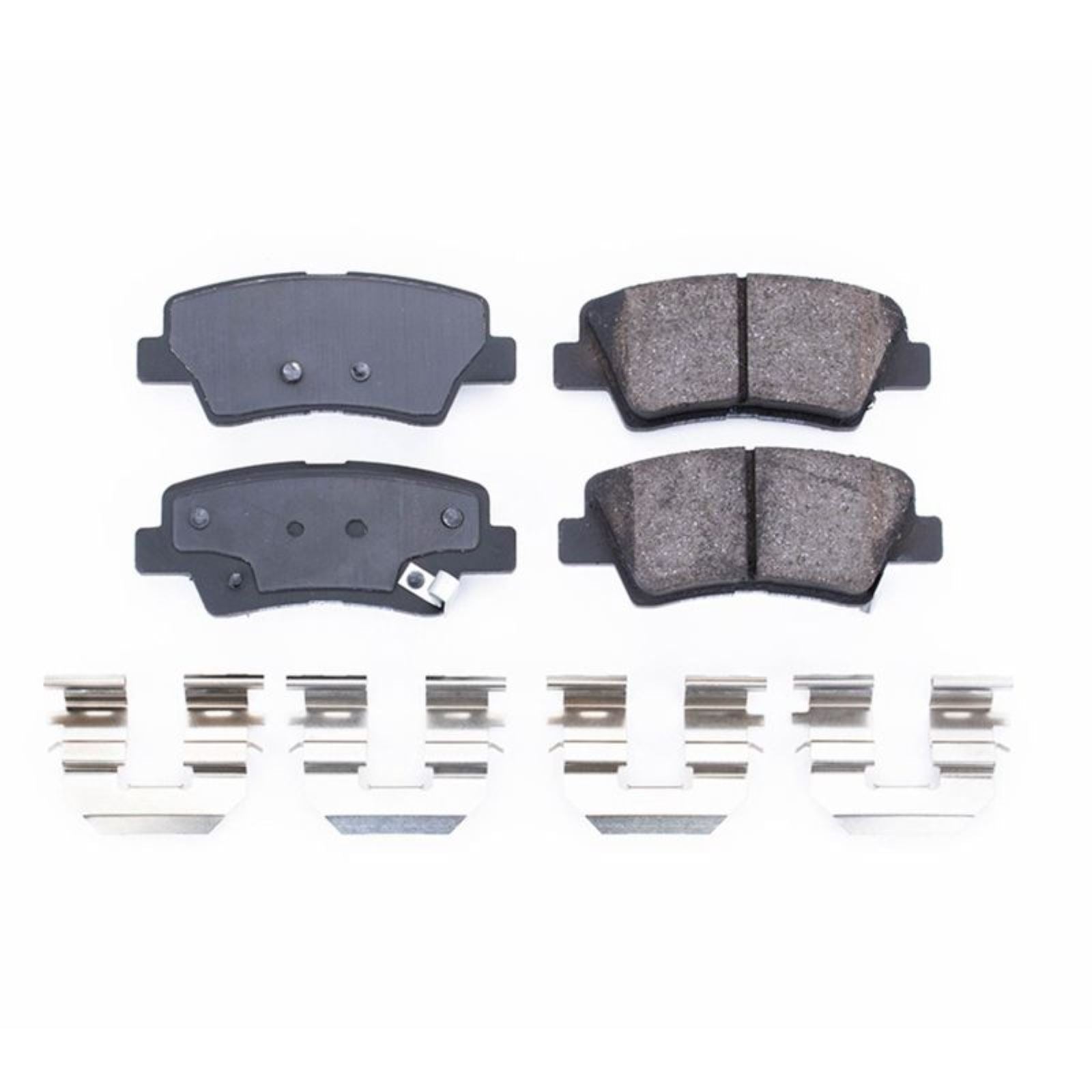 Powerstop Rear Z17 Evolution Ceramic Brake Pads w/Hardware for 12-17 Hyundai Azera [MPN: 17-1445]_1810116