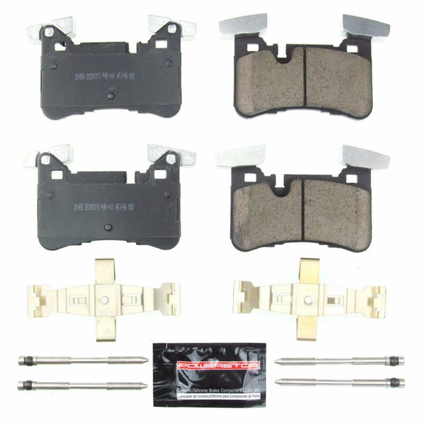 Powerstop Rear Z23 Evolution Sport Brake Pads w/Hardware for 2012 Mercedes-Benz [MPN: Z23-1450]_1812692