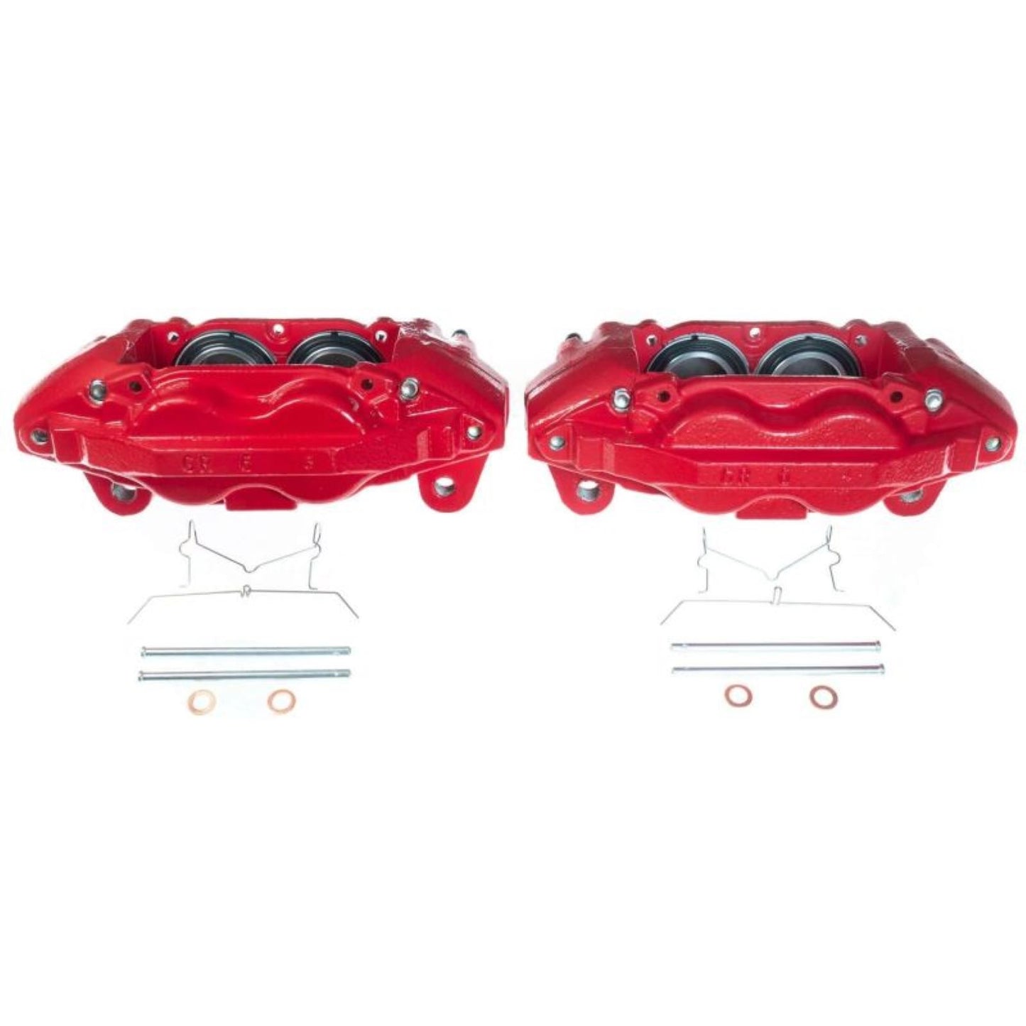 Powerstop Front Red Calipers - Pair for 16-21 Toyota Sequoia [MPN: S7342]_1808376