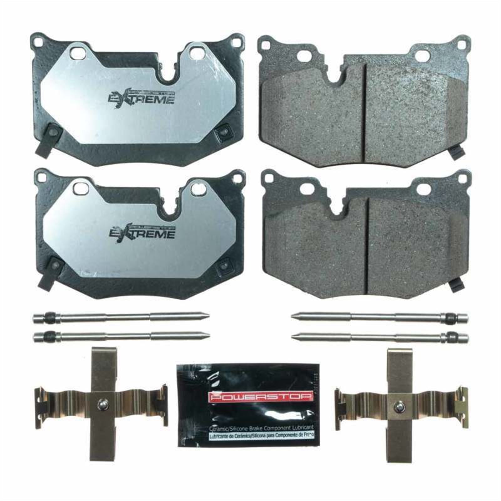 Powerstop Rear Z26 Extreme Street Brake Pads w/Hardware for 2020 Corvette C8 Z51 [MPN: Z26-8010]_1824023