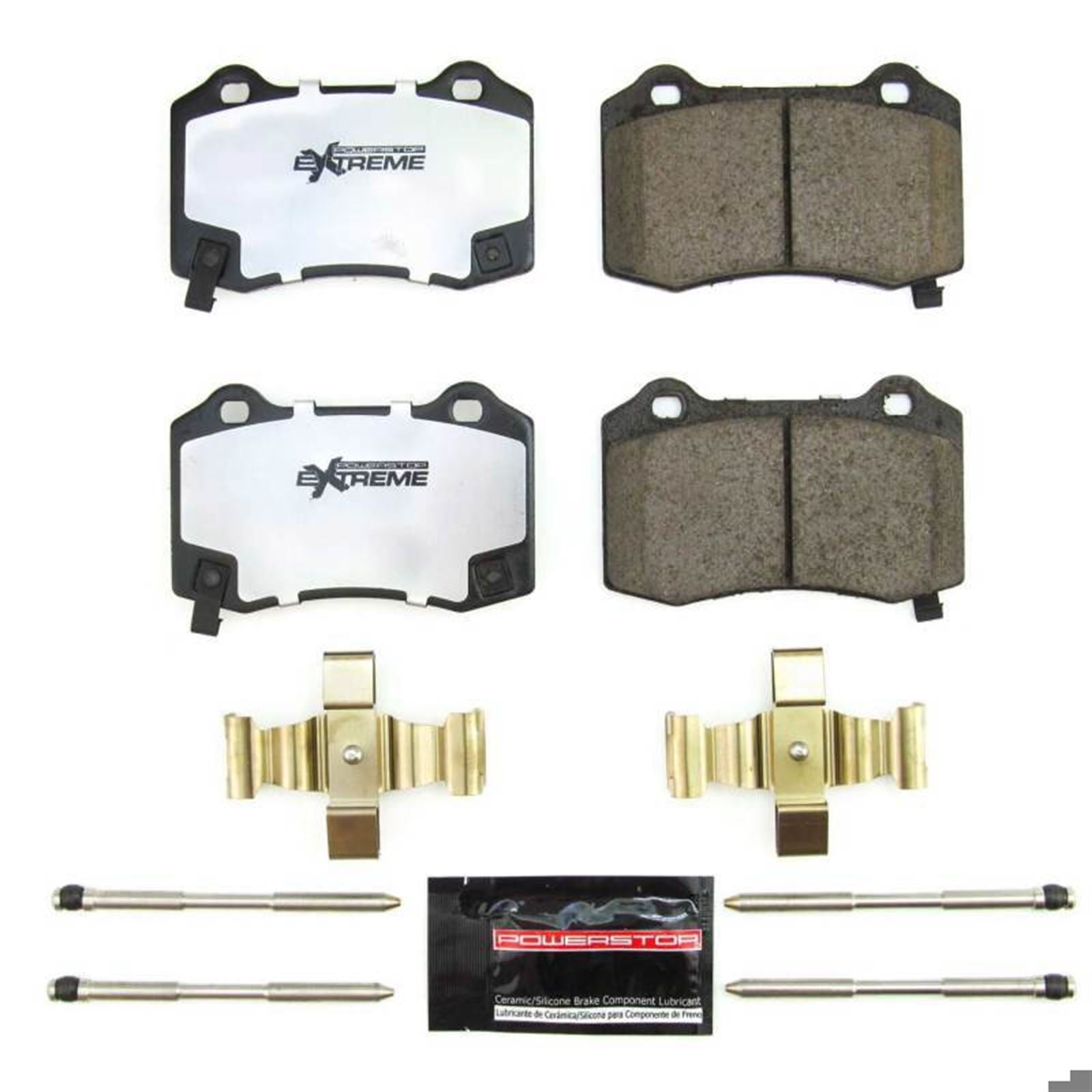 Powerstop Rear Z26 Extreme Street Brake Pads w/Hardware for 18-21 Grand Cherokee [MPN: Z26-1053B]_1825505