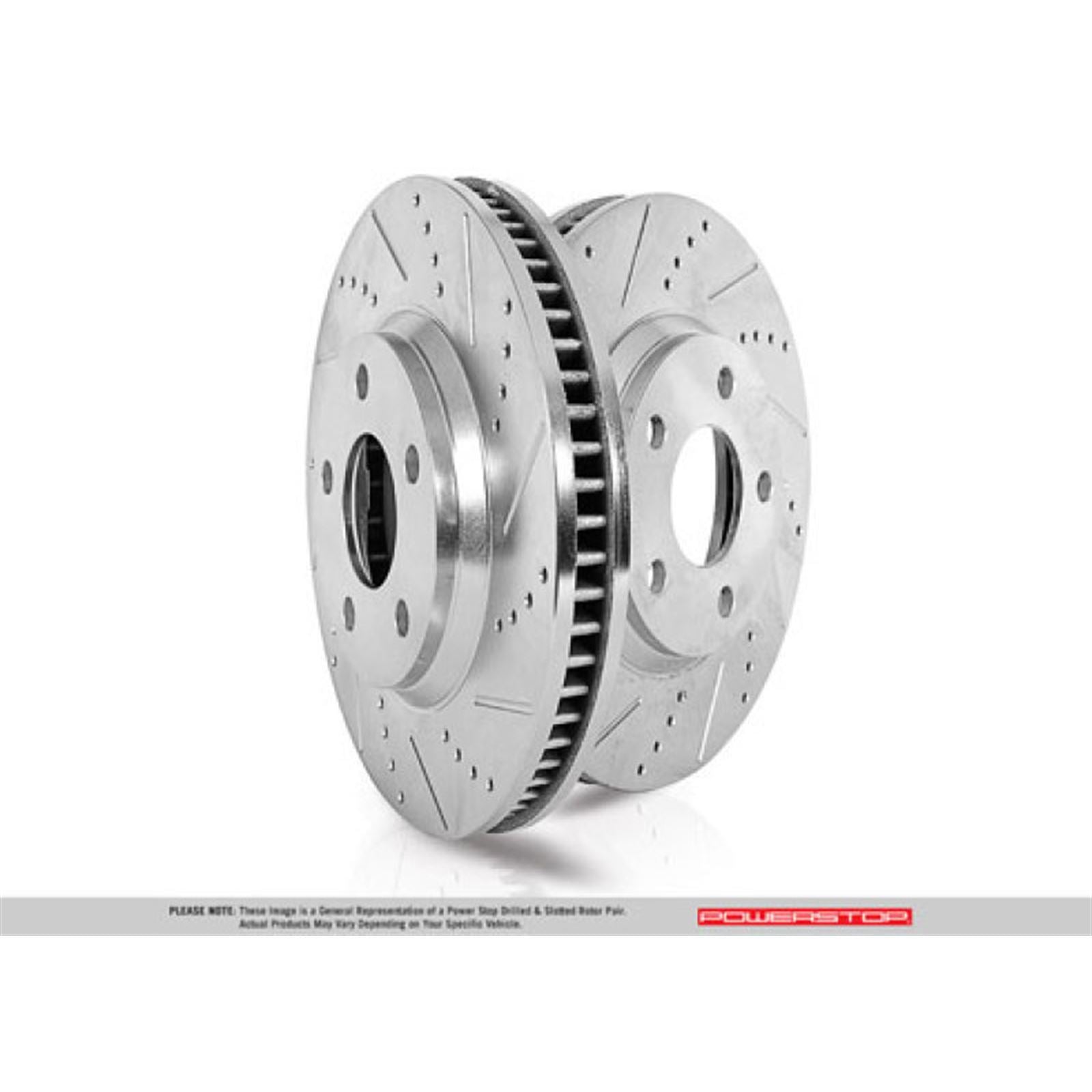 Powerstop Rear Evolution Drilled & Slotted Rotor - Pair for 20-21 Jeep Gladiator [MPN: AR8396XPR]_1819802