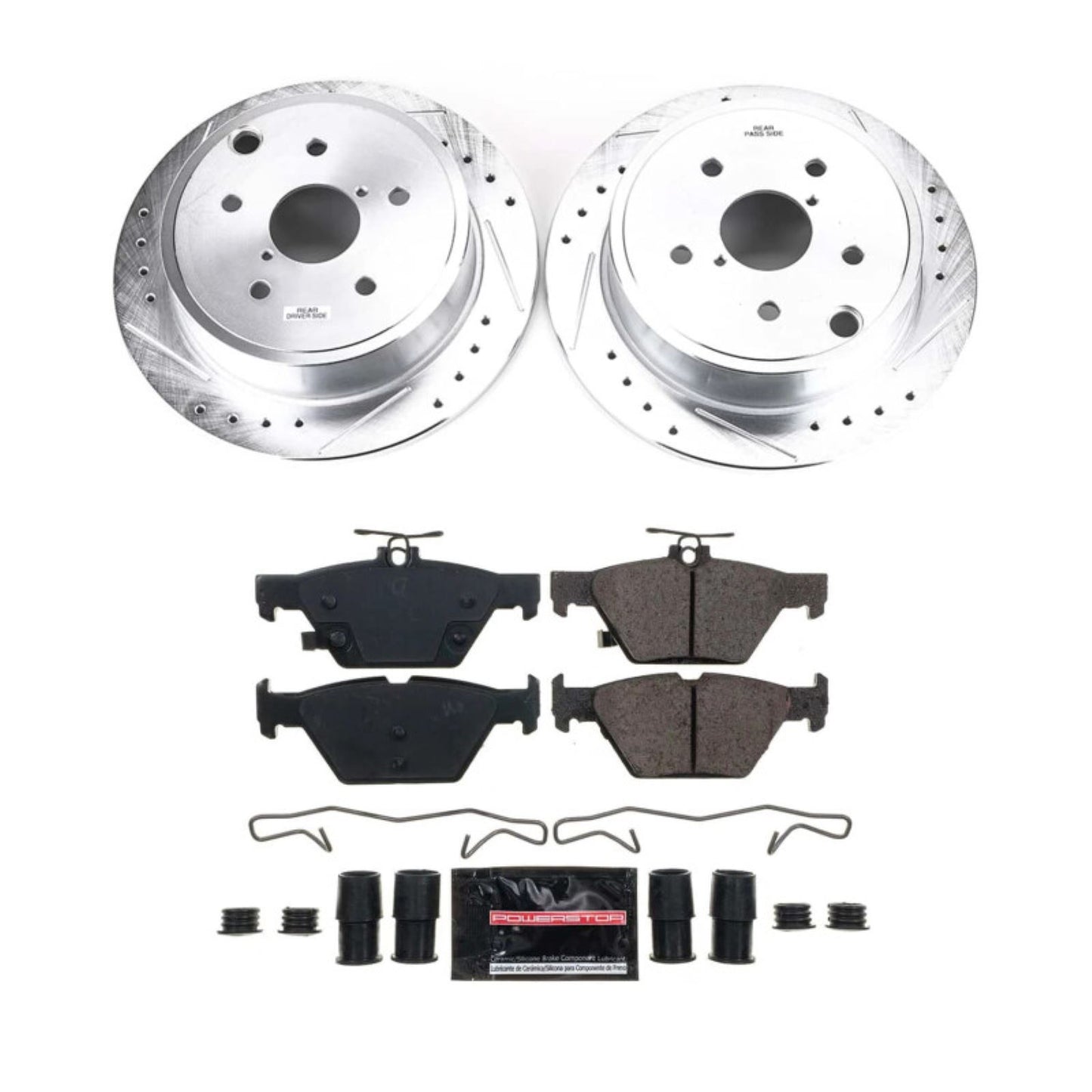 Powerstop Rear Z23 Evolution Brake Kit for 2021 Subaru WRX [MPN: K9014]_1812970