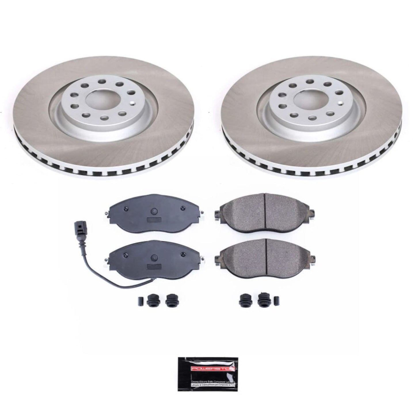 Powerstop Front Semi-Coated Rotor Kit for 18-21 Volkswagen Tiguan [MPN: SC7175]_1807155
