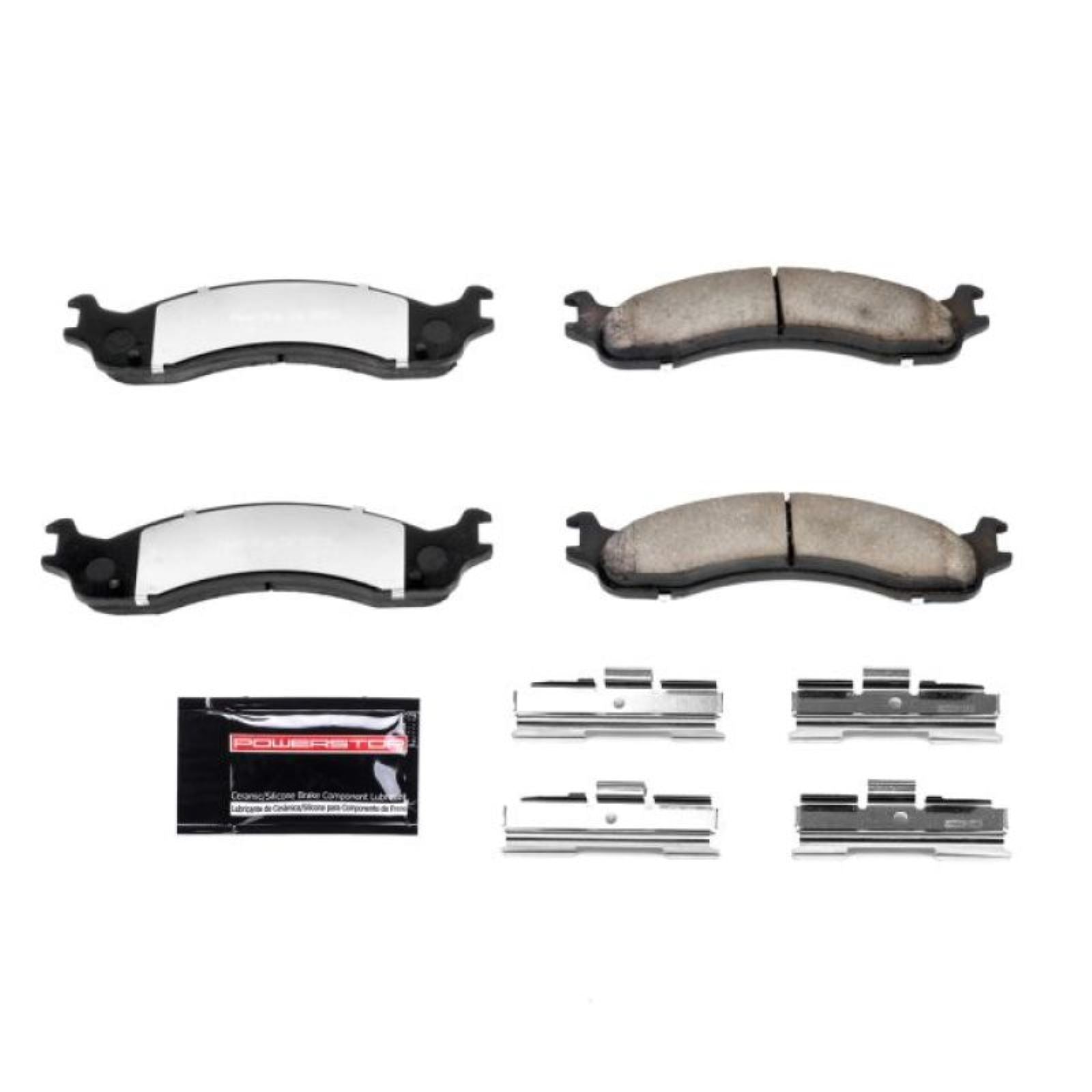 Powerstop Front Z36 Truck & Tow Brake Pads w/Hardware for 1998 Dodge B2500 [MPN: Z36-655]_1808403