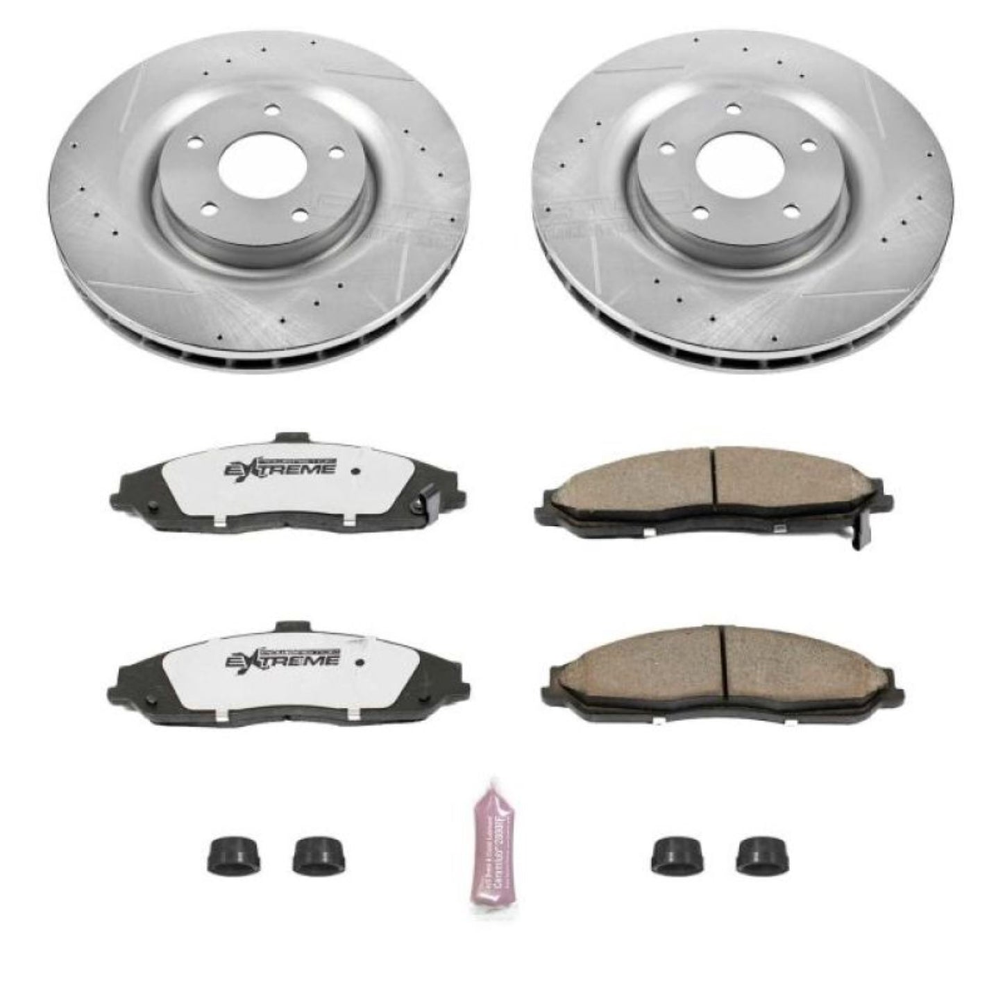 Powerstop Front Z26 Street Warrior Brake Kit for 06-09 Cadillac XLR [MPN: K5158-26]_1808409