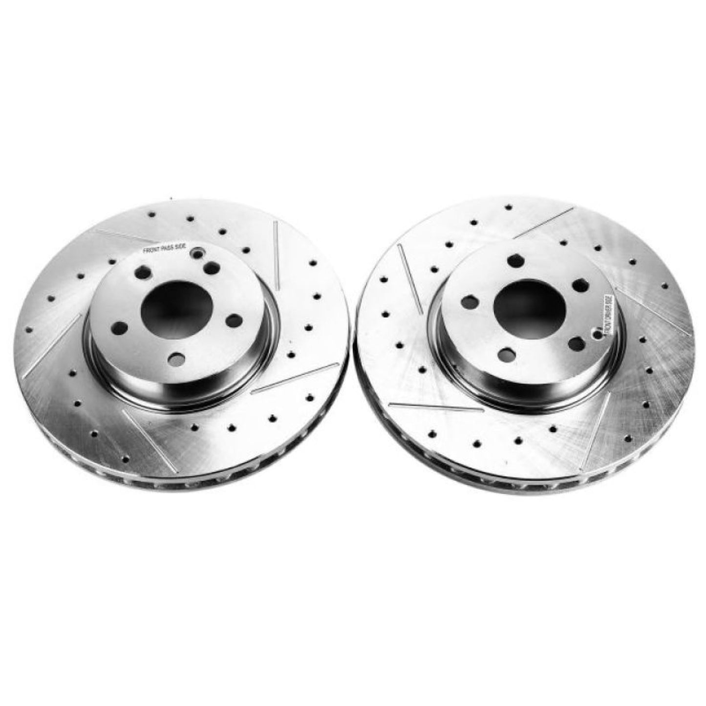 Powerstop Front Evolution Drilled & Slotted Rotors - Pair for 17-19 Audi A4 [MPN: EBR1637XPR]_1808587