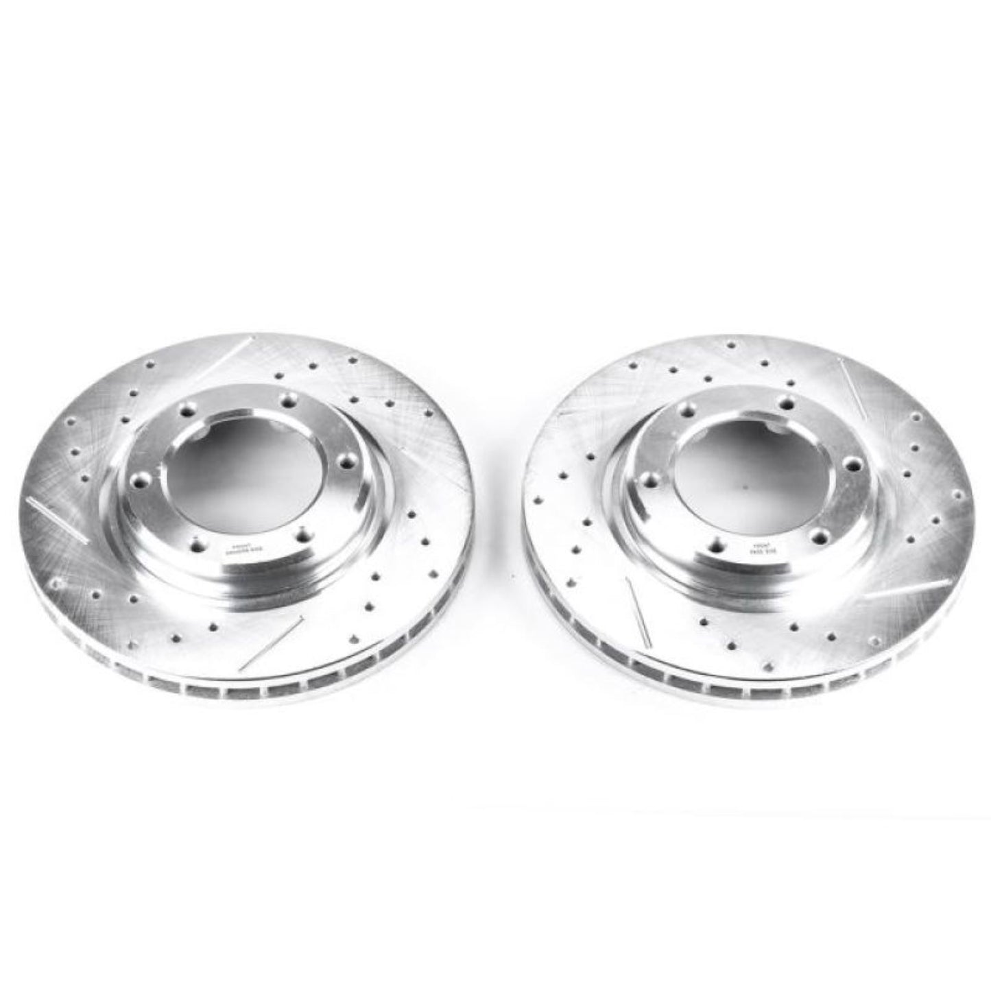 Powerstop Front Evolution Drilled & Slotted Rotors - Pair for 96-97 Lexus LX450 [MPN: JBR742XPR]_1807778