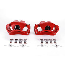 Powerstop Front Red Calipers w/Brackets - Pair for 13-17 Lexus ES300h [MPN: S3128]_1808280