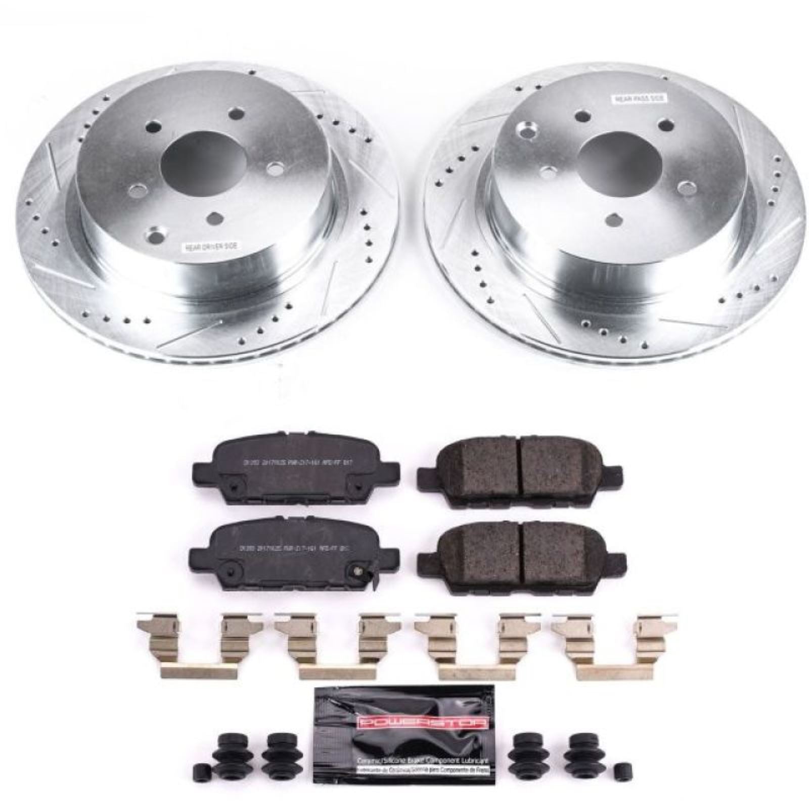 Powerstop Rear Z23 Evolution Sport Brake Kit for 18-19 Infiniti Q50 [MPN: K8021]_1807908