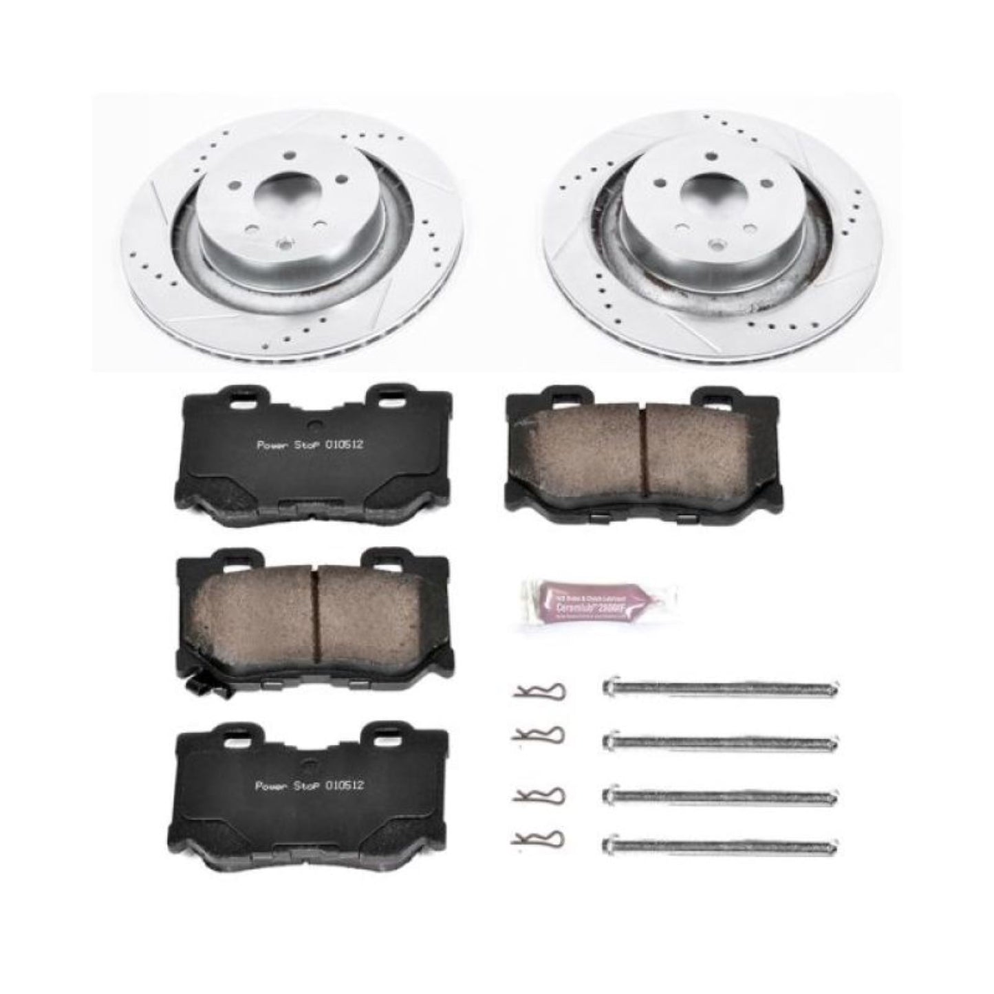 Powerstop Rear Z23 Evolution Sport Brake Kit for 08-13 Infiniti G37 [MPN: K4732]_1808122