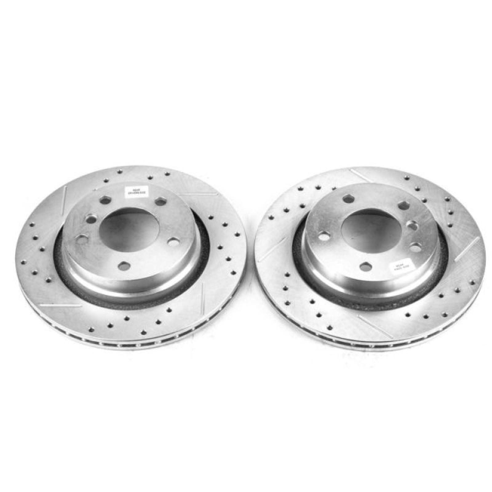Powerstop Rear Evolution Drilled & Slotted Rotors - Pair for 2000 BMW 323i [MPN: EBR631XPR]_1810183
