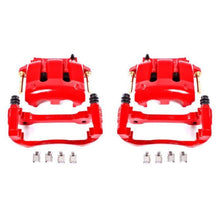 Powerstop Front Red Calipers w/Brackets - Pair for 05-14 Ford Mustang [MPN: S4928A]_1807819