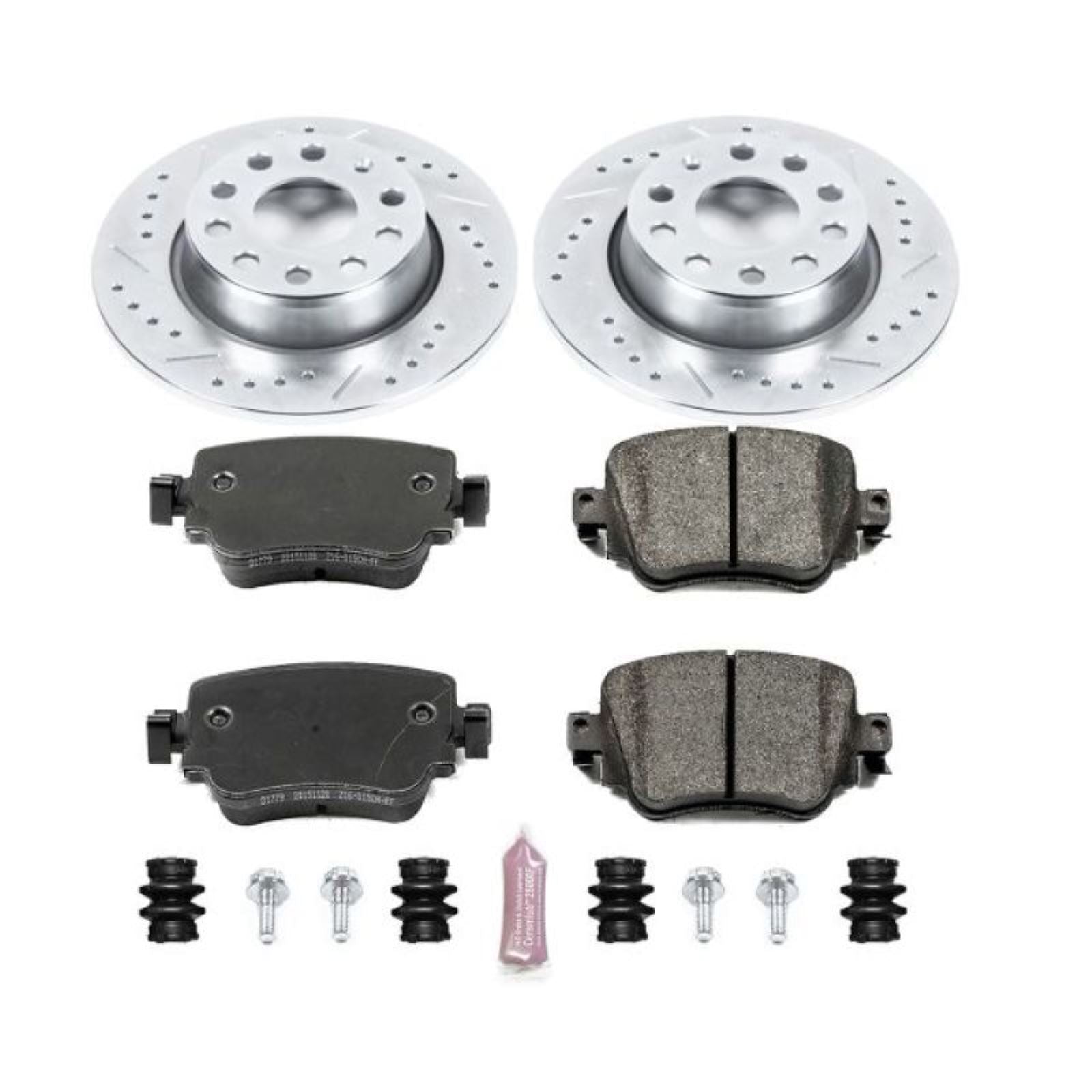 Powerstop Rear Z23 Evolution Sport Brake Kit for 15-18 Volkswagen Golf [MPN: K7053]_1807468