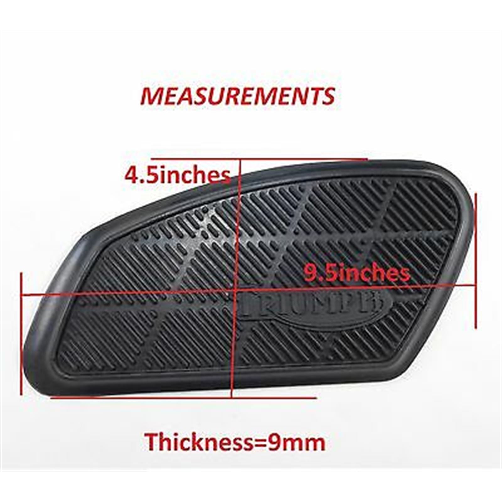 2FastMoto Gas Tank Knee Pad Grip Set for Triumph T250, T500, T650  82-8192 / 82-8193_644966