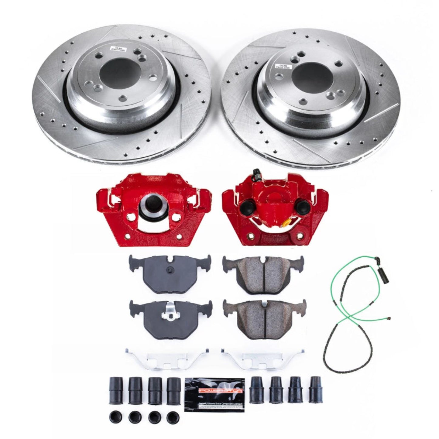 Powerstop Rear Z23 Evolution Kit w/Calipers for 01-06 BMW M3 [MPN: KC5732A]_1808939
