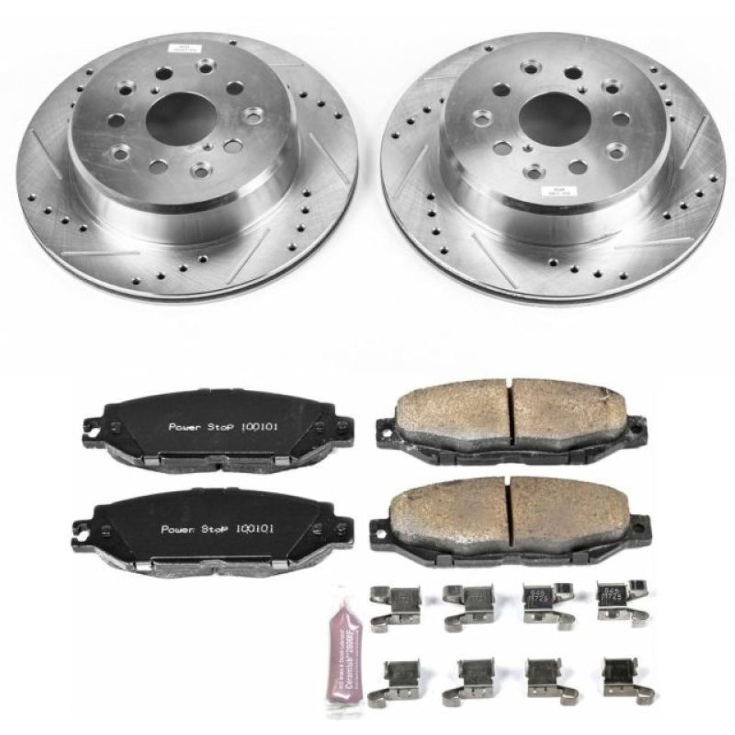 Powerstop Rear Z23 Evolution Sport Brake Kit for 99-00 Lexus SC300 [MPN: K3134]_1809127