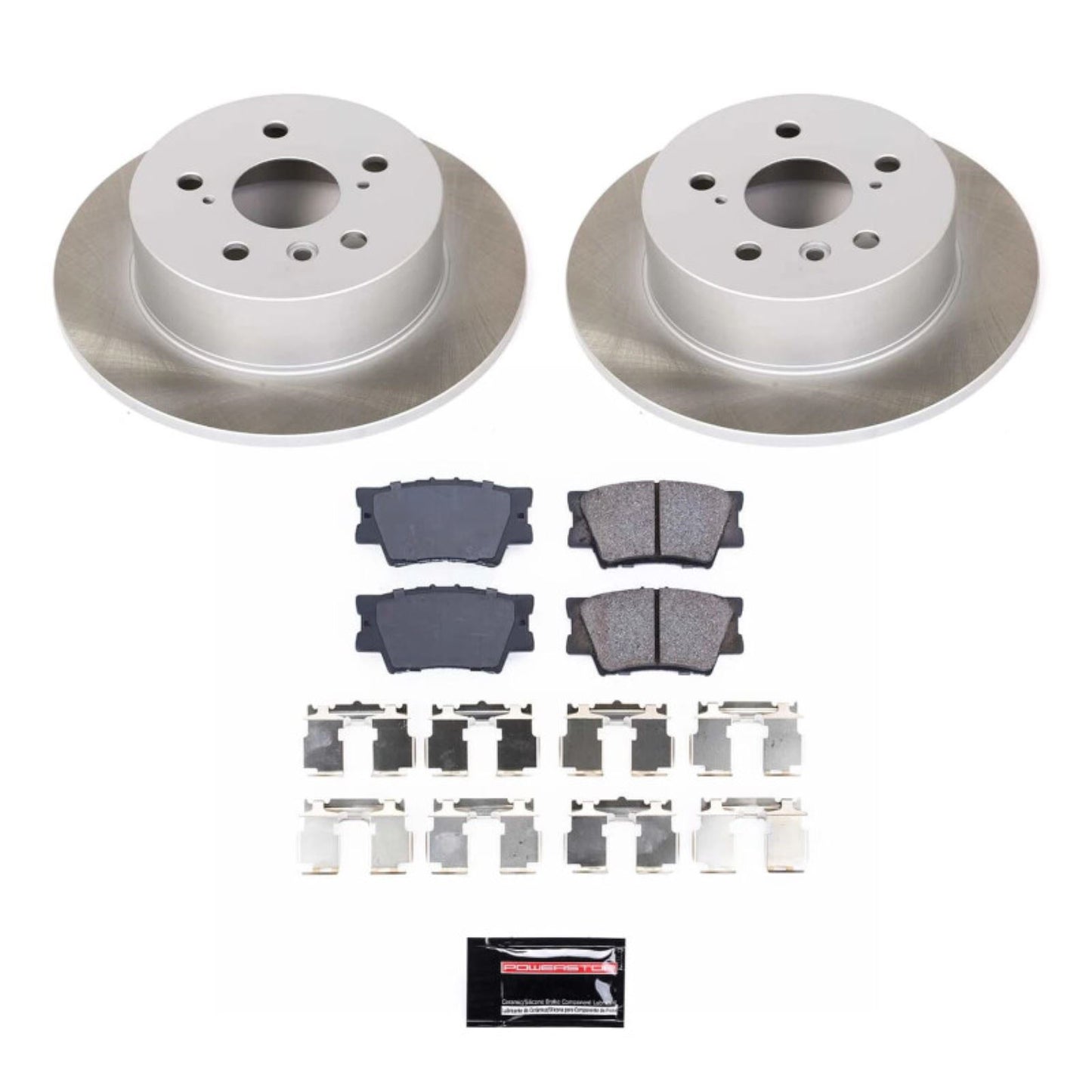 Powerstop Rear Semi-Coated Rotor Kit for 07-11 Toyota Camry [MPN: SC3068]_1809968