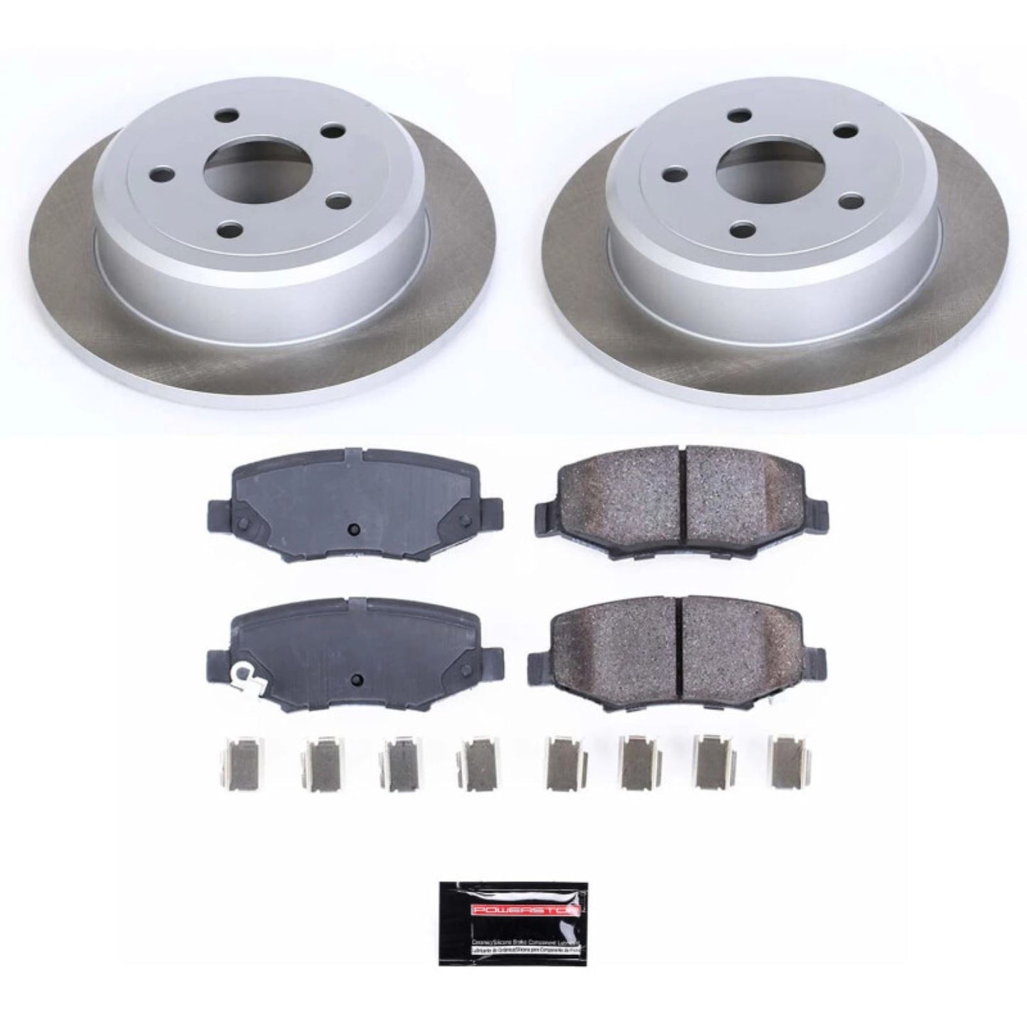 Powerstop Rear Semi-Coated Rotor Kit for 2018 Jeep Wrangler JK [MPN: SC3090]_1809960