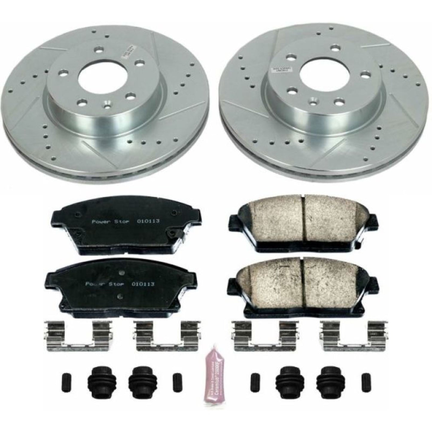 Powerstop Front Z23 Evolution Sport Brake Kit for 13-18 Cadillac ATS [MPN: K6386]_1810269