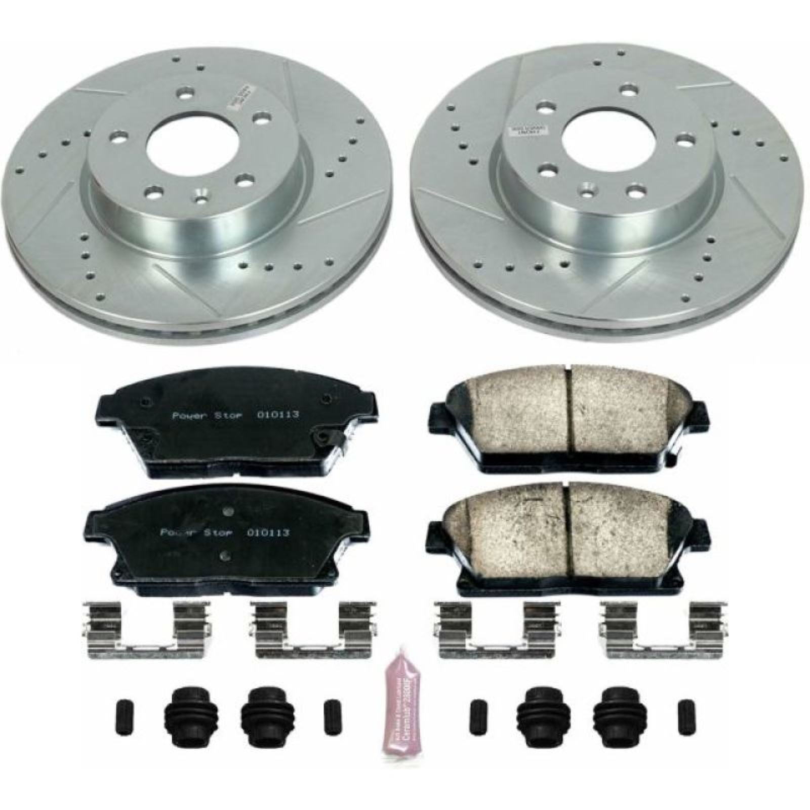 Powerstop Front Z23 Evolution Sport Brake Kit for 13-18 Cadillac ATS [MPN: K6386]_1810269