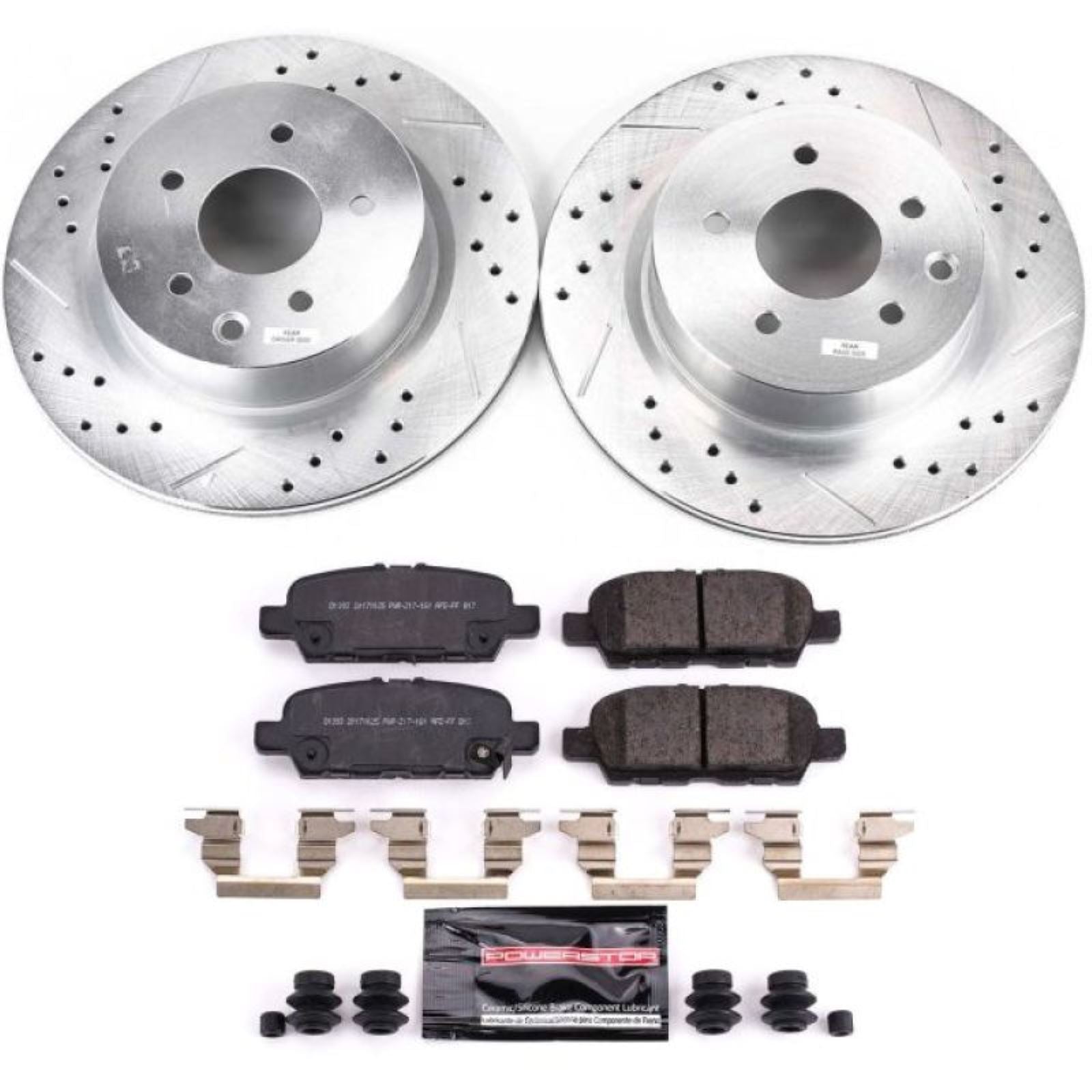 Powerstop Rear Z23 Evolution Sport Brake Kit for 18-19 Nissan 370Z [MPN: K8062]_1811248