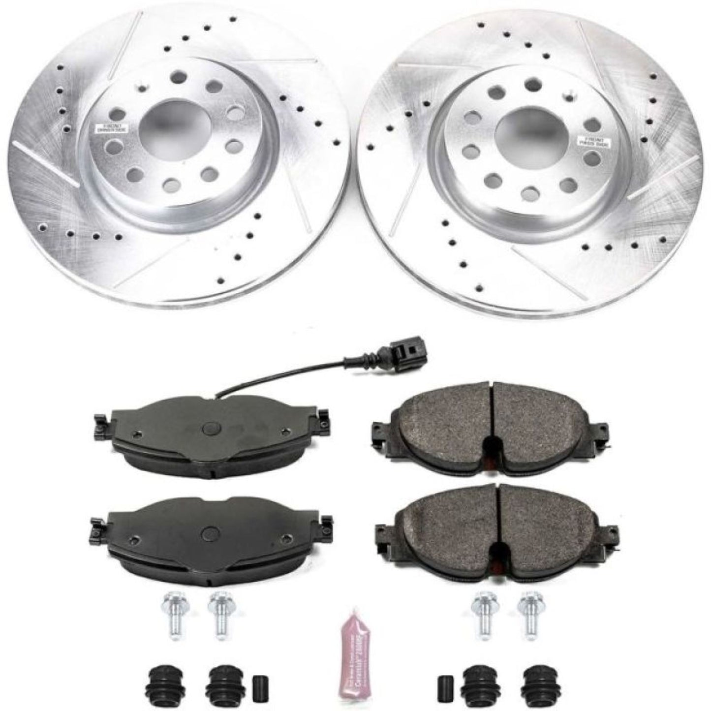 Powerstop Front Z23 Evolution Sport Brake Kit for 15-18 Audi A3 [MPN: K7082]_1811366