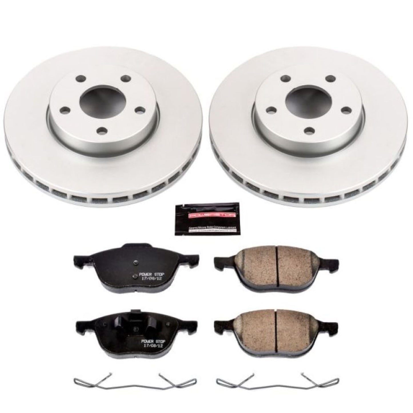 Powerstop Front Z17 Evolution Geomet Coated Brake Kit for 13-18 Ford C-Max [MPN: CRK5976]_1811530