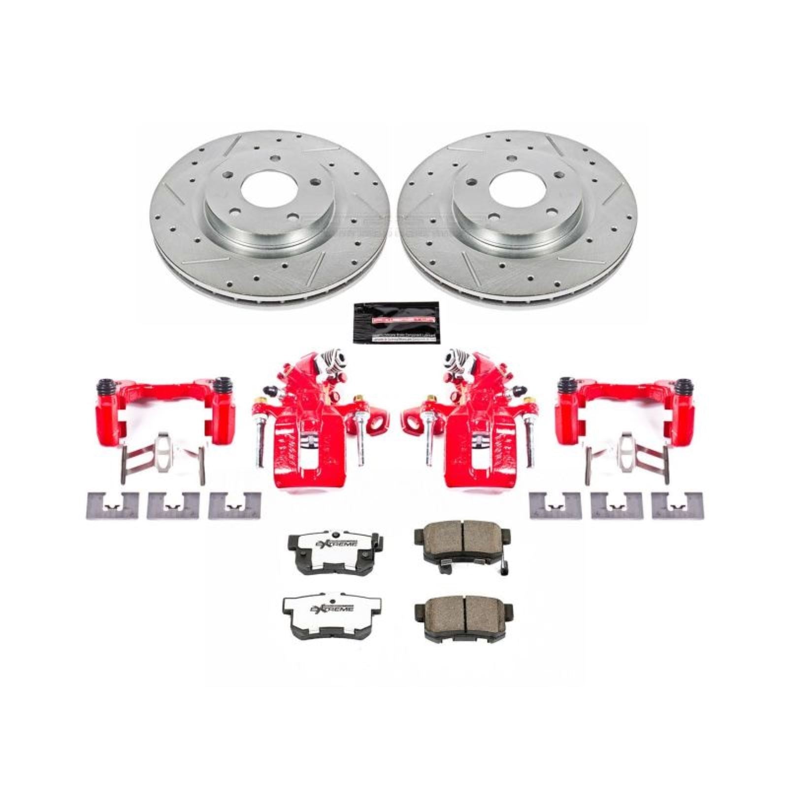 Powerstop Rear Z26 Street Warrior Brake Kit w/Calipers for 16-18 Acura ILX [MPN: KC3128A-26]_1812042