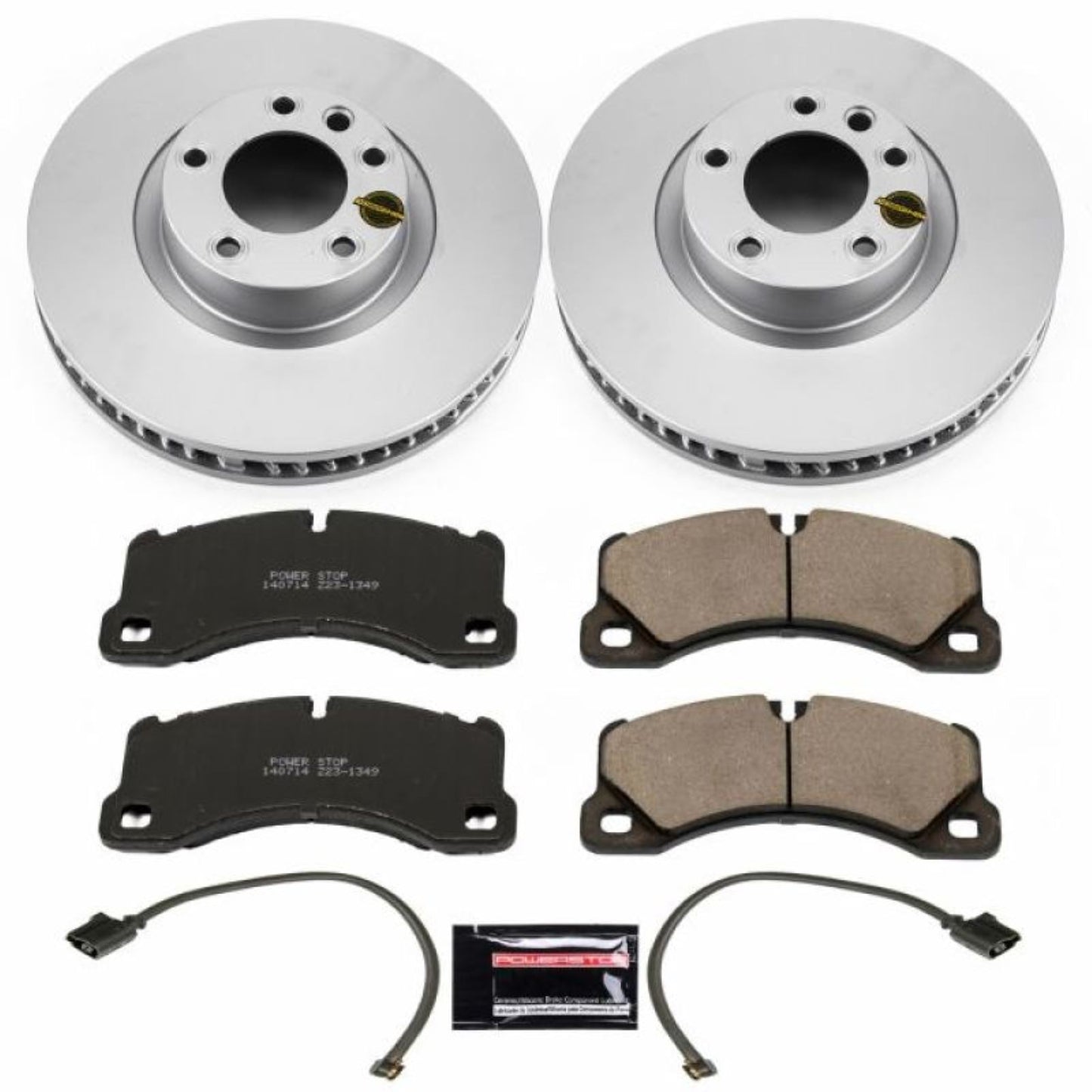 Powerstop Front Z23 Evolution Sport Coated Brake Kit for 11-18 Porsche Cayenne [MPN: CRK6042]_1812654