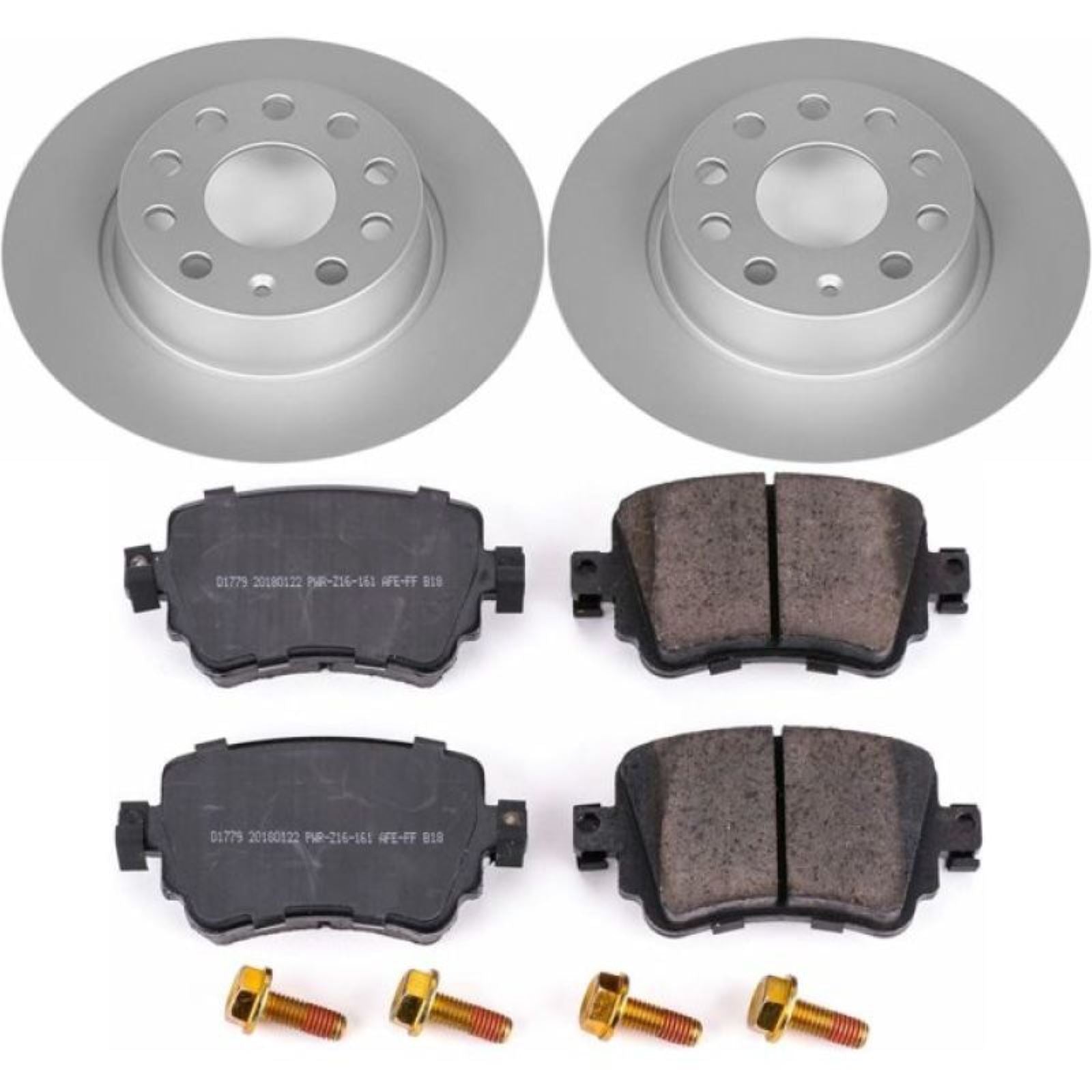 Powerstop Rear Z23 Evolution Sport Coated Brake Kit for 15-18 Volkswagen Golf [MPN: CRK7053]_1812659