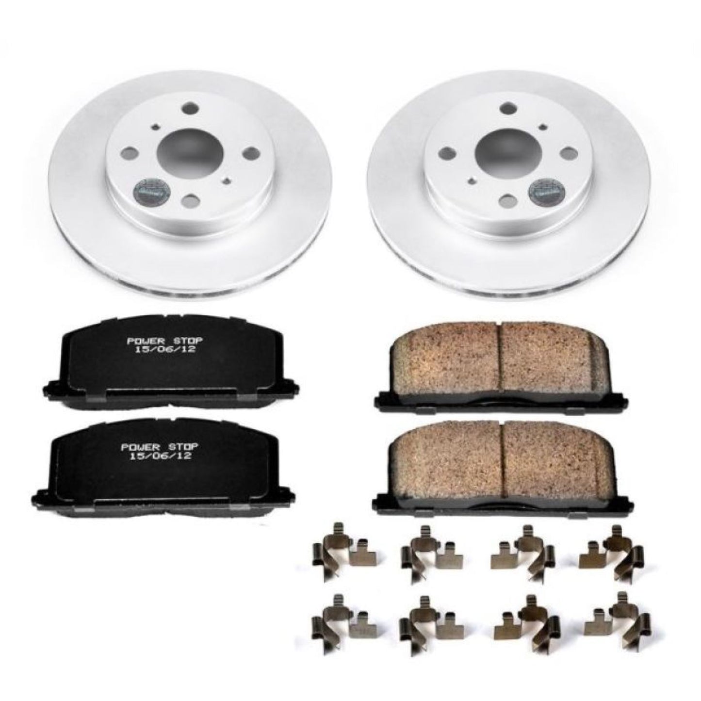 Powerstop Front Z17 Evolution Geomet Coated Brake Kit for 96-98 Toyota Paseo [MPN: CRK4782]_1813064
