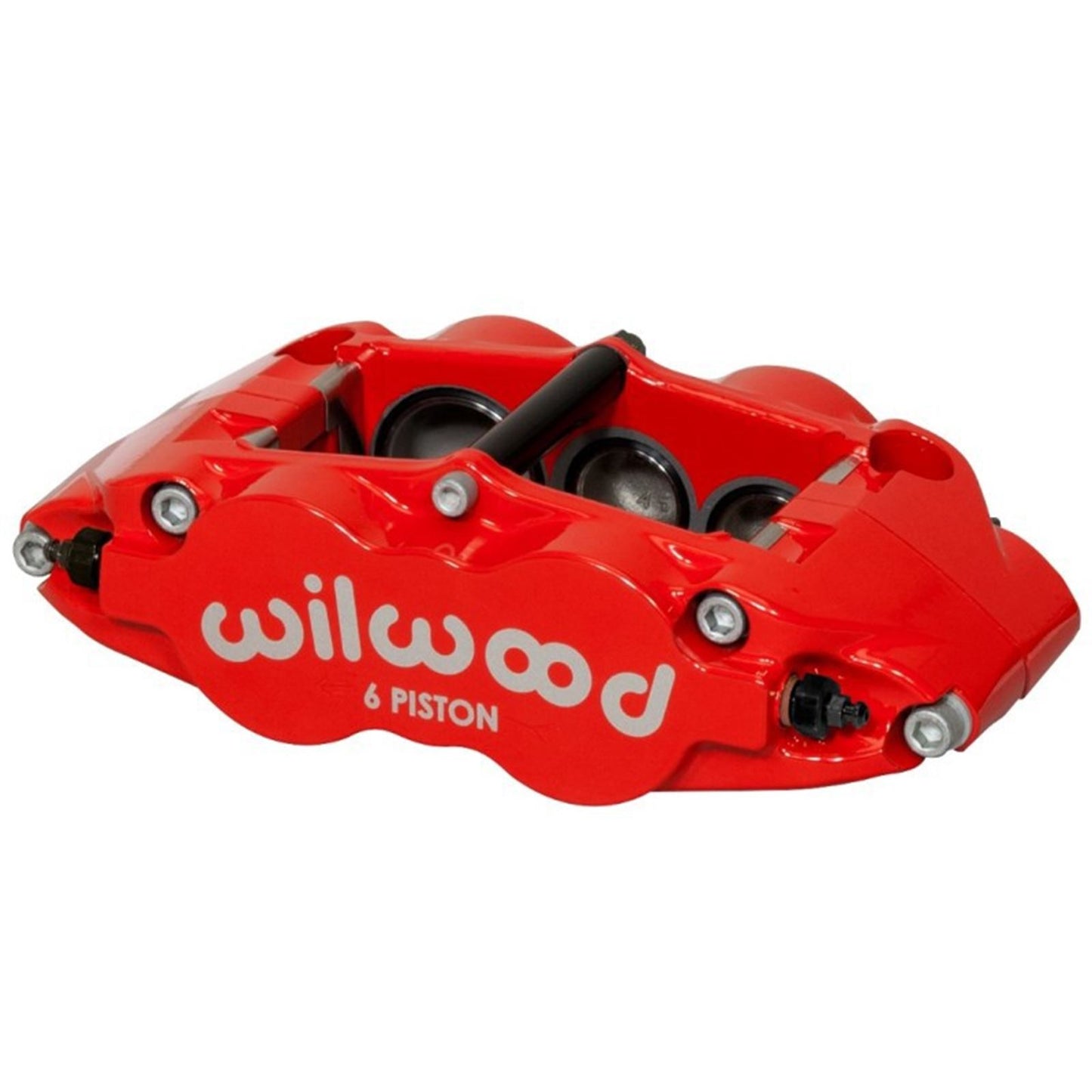 Wilwood Caliper Narrow Superlite 6R-LH - Red 1.62/1.12/1.12in Pistons [MPN: 120-11781-RD]_1819970