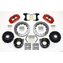 Wilwood Narrow Superlite 4R Rear P- Break Kit - Red for 2005-2014 Mustang [MPN: 140-9221-DR]_1816226