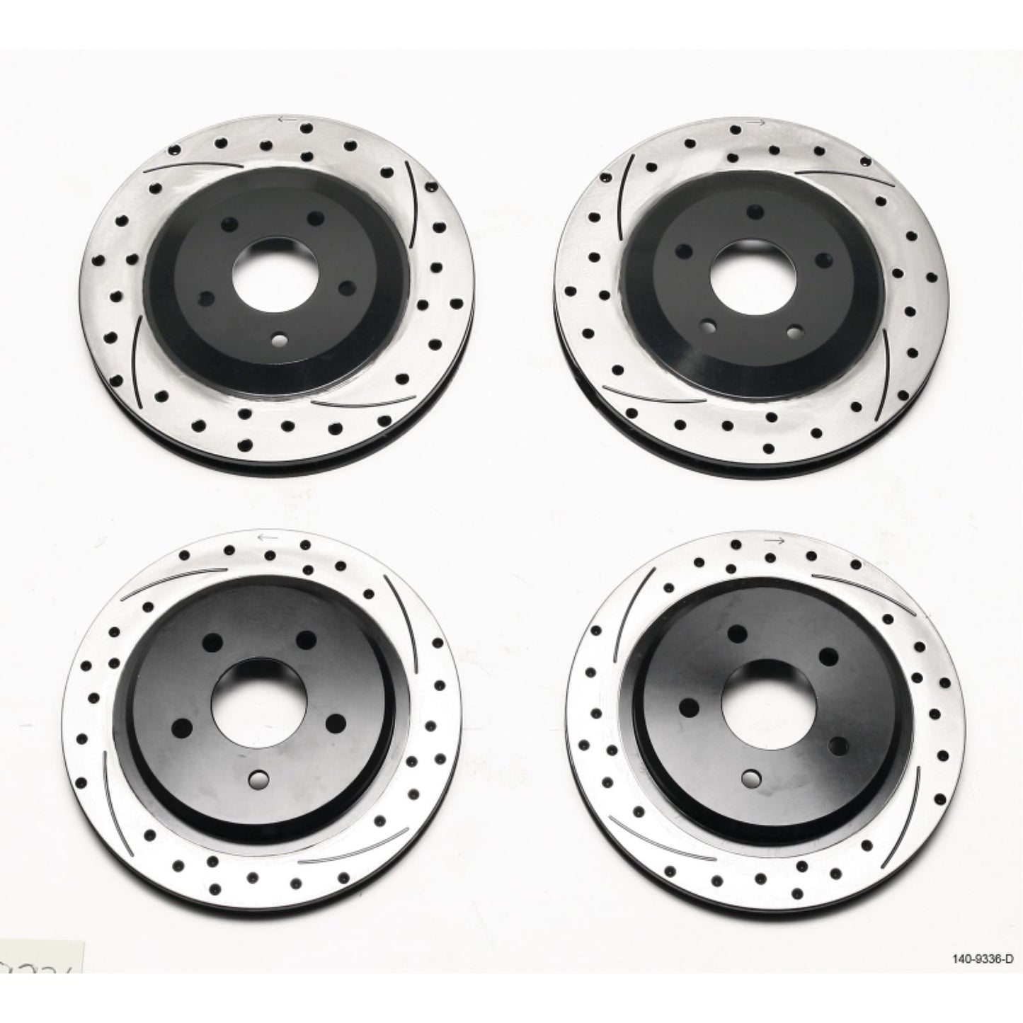 Wilwood Rotor Kit Front Rear for 97-04 Corvette C5 All/ 05-13 C6 Base [MPN: 140-9336-D]_1816754
