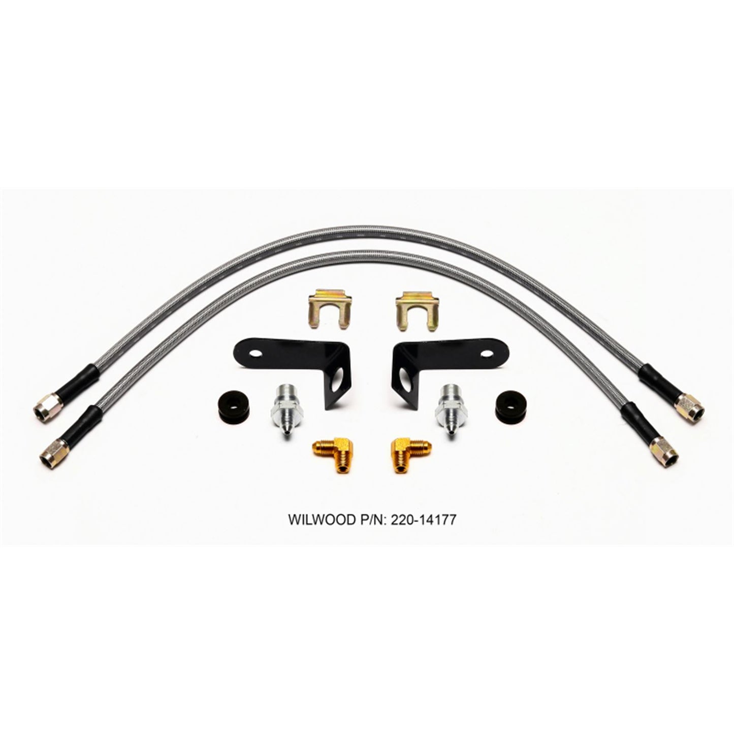 Wilwood Flexline Kit 20 inch -3 M10-1.0 BF 1/8 NPT 90 Degree [MPN: 220-14177]_1821623