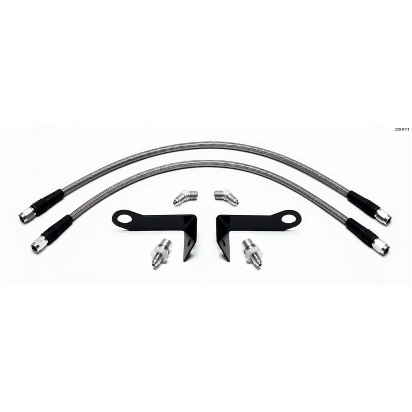 Wilwood Flexline Kit - Front for 2005-08 Ford Mustang w/ SL4 or SL6 Caliper [MPN: 220-9111]_1824059