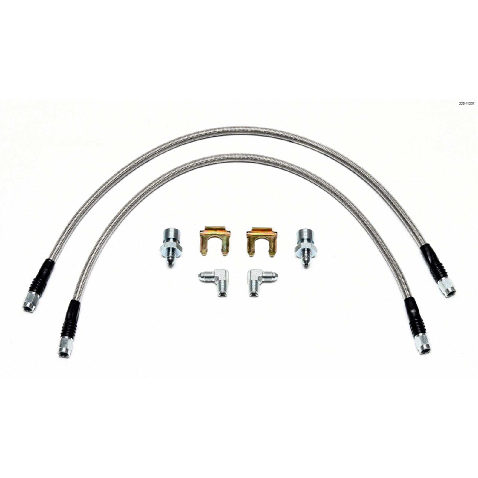 Wilwood Flexline Kit 22 inch 3/8-24 to 90 Degree [MPN: 220-11237]_1824310
