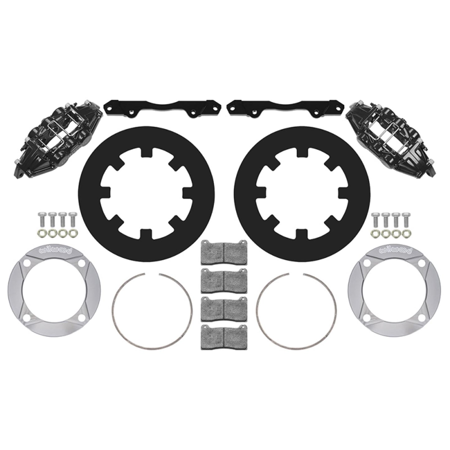 Wilwood Front Kit 11.25in - Black for 2014+ Polaris RZR XP 1000 [MPN: 140-16632]_1823387